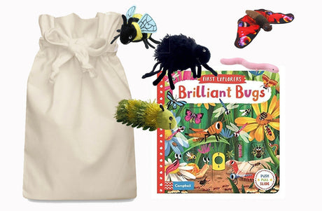 Brilliant Bugs Story Sack with Finger Puppets