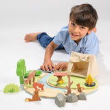 Tenderleaf Wildlife Camping Playset