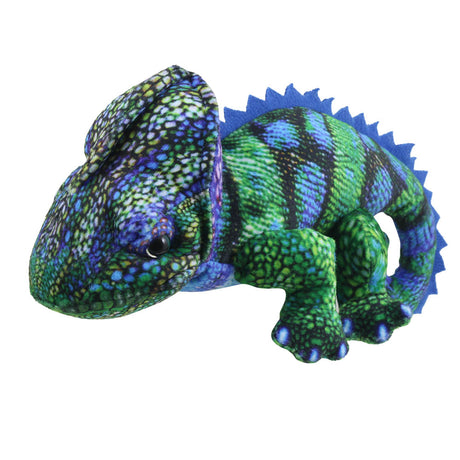 Little Creatures – Blue-Green Chameleon Finger Puppet