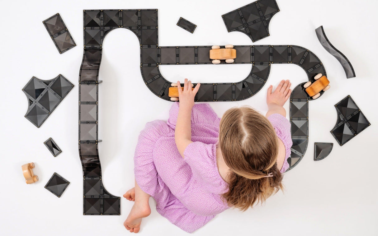 Connetix Tiles Creative Roads Pack 48 pc - Little Whispers