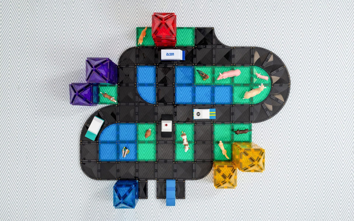 Connetix Tiles Creative Roads Pack 48 pc - Little Whispers