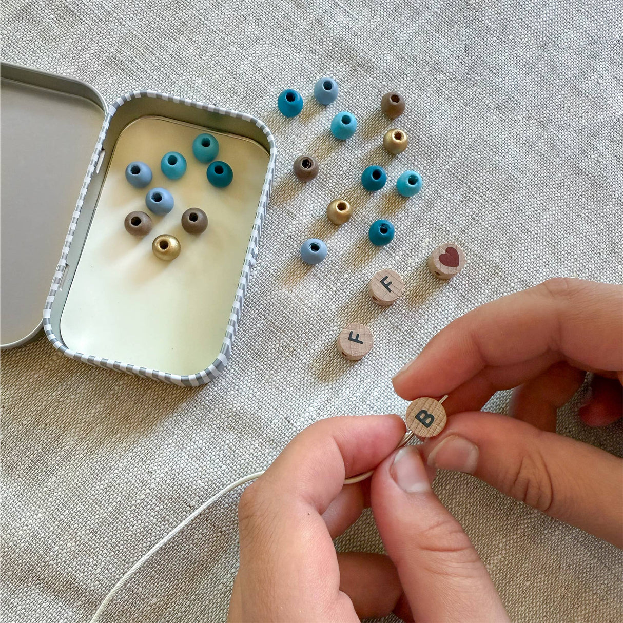 Beaded BFF Friendship Bracelet Gift Kit: RAINBOW BFF | Little Whispers