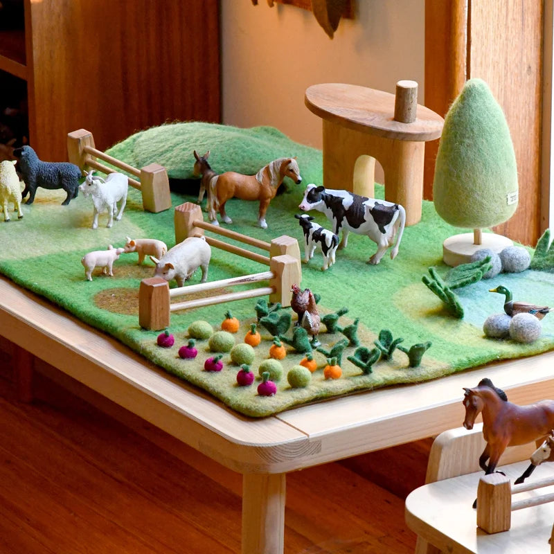 Tara's Treasures Large Farm Play Mat Playscape