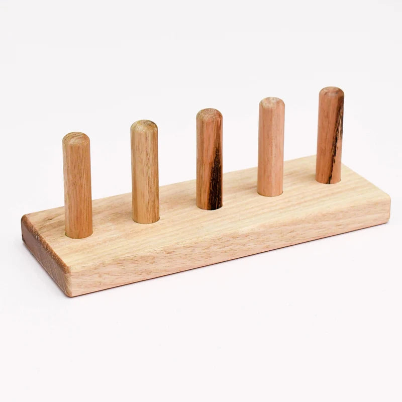 Tara's Treasures Finger Puppet Stand (5 rods) Made in Australia