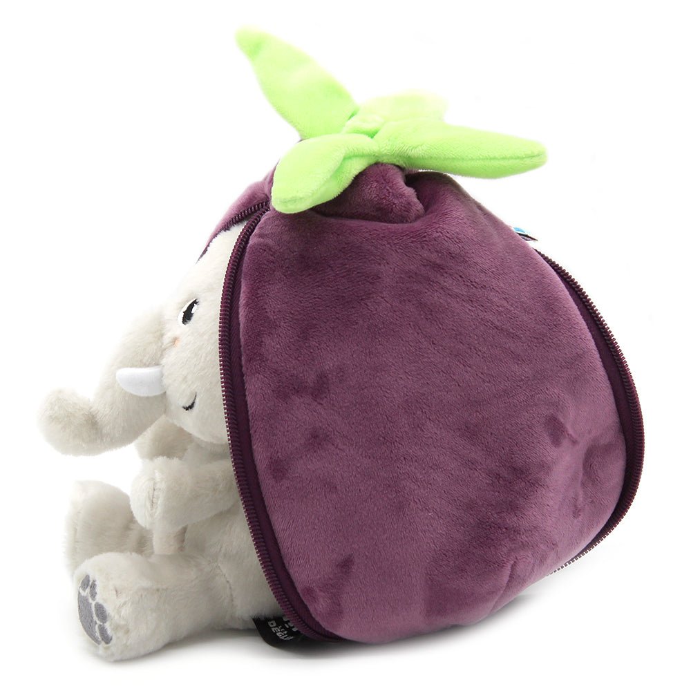 Flipetz Reset the Elephant/Aubergine 2-in-1 Soft Plush Collectable (Pre-Order due in April) - Little Whispers
