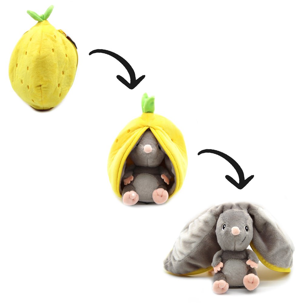 Flipetz Rocket the Mouse/Lemon 2-in-1 Soft Plush Collectable (Pre-Order due in April) - Little Whispers