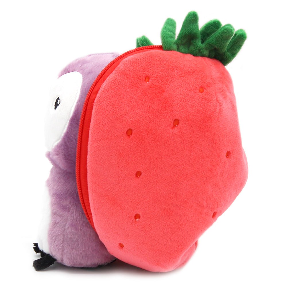 Flipetz Sorbet the Owl Strawberry 2 in 1 Soft Plush Collectable