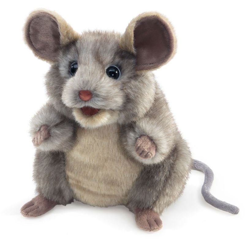 Folkmanis Grey Mouse Hand Puppet (Coming Soon) - Little Whispers