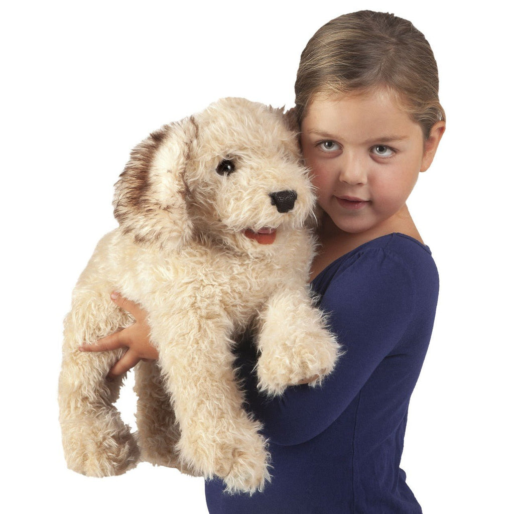 Folkmanis Large Labradoodle Hand Puppet - Little Whispers