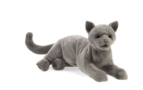 Folkmanis Large Purring Cat Hand Puppet (Pre - Order for Approx Mid August) - Little Whispers