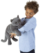 Folkmanis Large Purring Cat Hand Puppet (Pre - Order for Approx Mid August) - Little Whispers