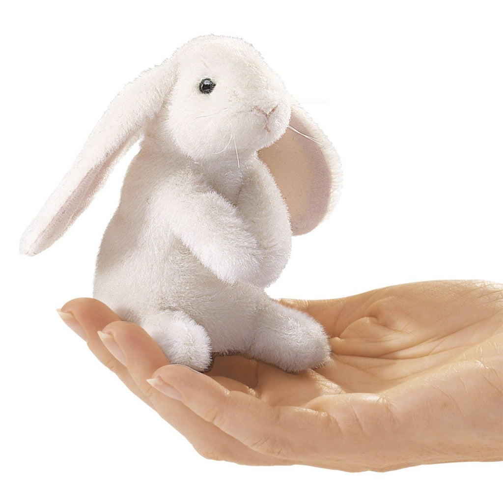 Folkmanis Mini Lop Eared Rabbit Finger Puppet (Coming Soon) - Little Whispers