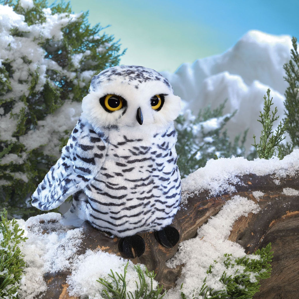 Folkmanis Small Snowy Owl Hand Puppet (Coming Soon) - Little Whispers