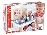 Hape 2 - in - 1 Kitchen & Grill Set E3151 (Direct Shipping UK Only) - Little Whispers