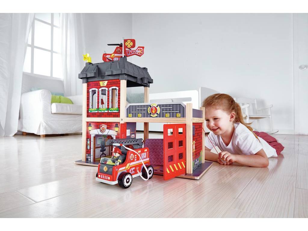 Hape Fire Station (Direct Shipping UK Only) - Little Whispers