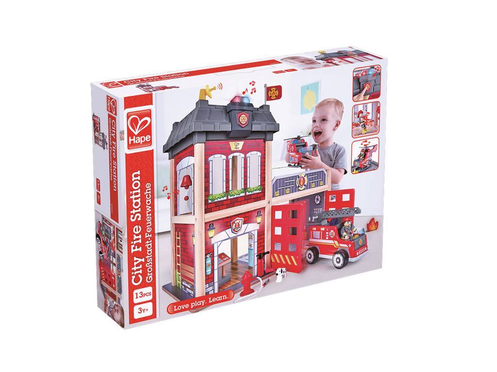 Hape Fire Station (Direct Shipping UK Only) - Little Whispers