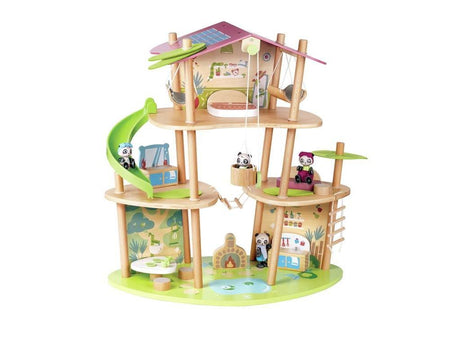 Hape Pandas’ Bamboo House (Direct Shipping) - Little Whispers