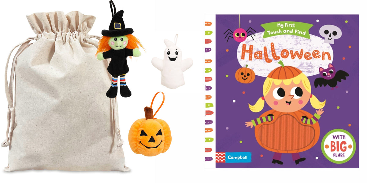 Halloween Story Sack with Puppet Company Seasonal Finger Puppets