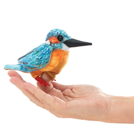 Folkmanis Mini Kingfisher Finger Puppet