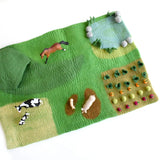 Tara's Treasures Large Farm Play Mat Playscape