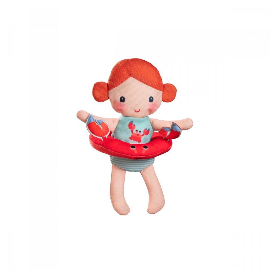 Lilliputiens Axelle Bath Doll Crab 83425 - Little Whispers