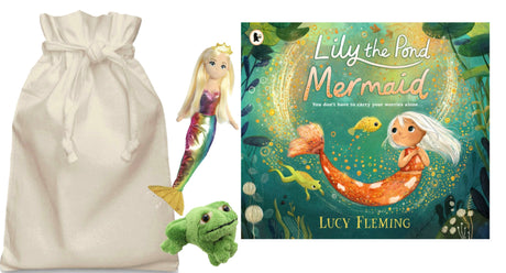 Lily the Pond Mermaid Story Sack with Mermaid Soft Toy