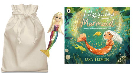 Lily the Pond Mermaid Story Sack with Mermaid Soft Toy