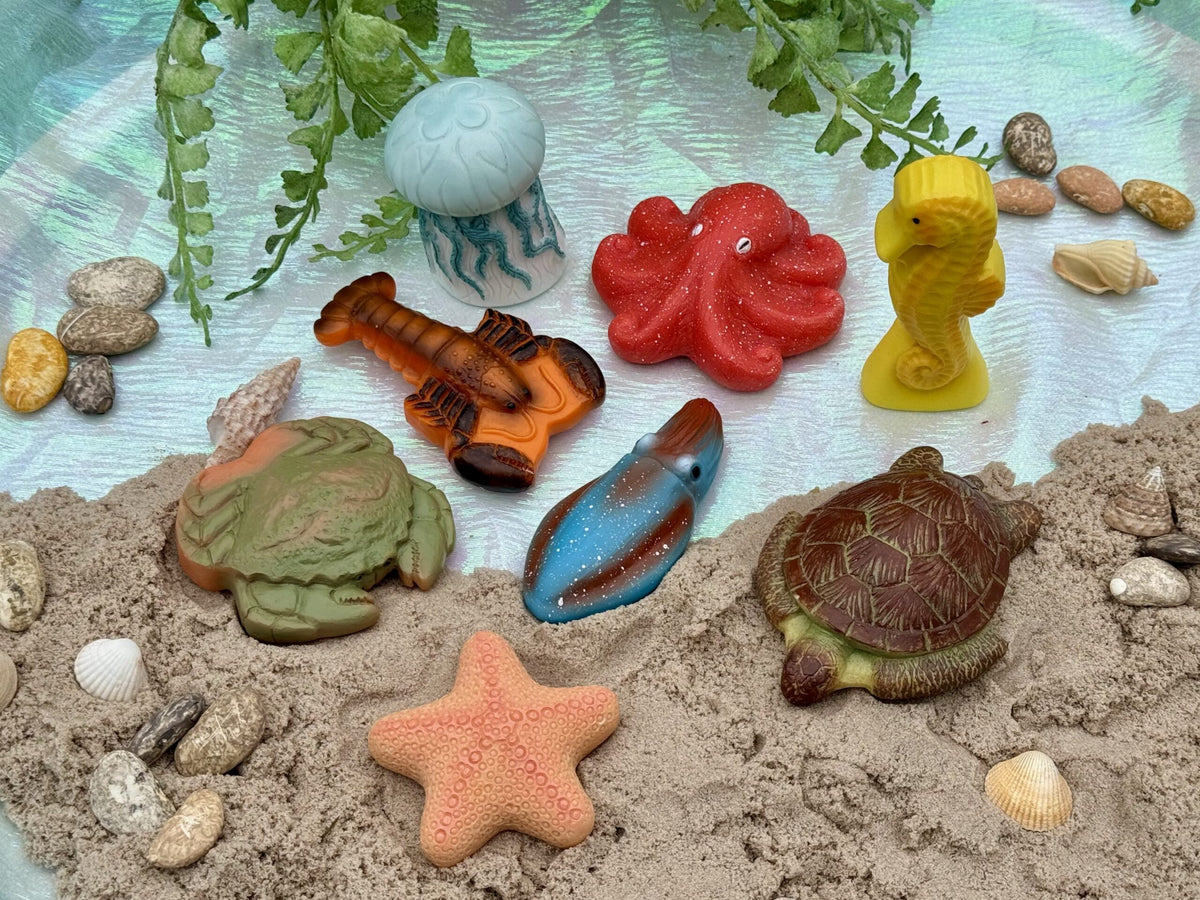 Yellow Door Ocean Life Sensory Play Stones