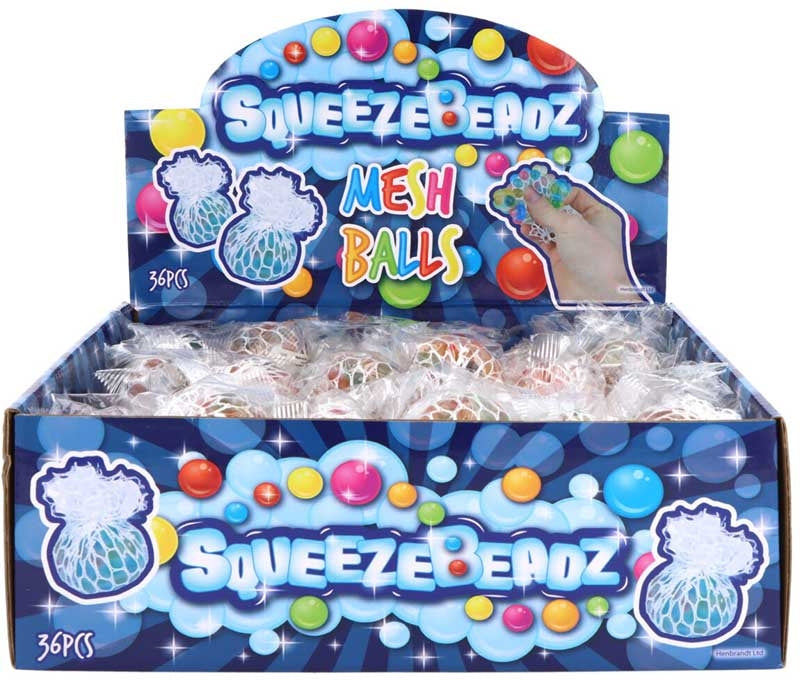 Mesh and Beads Sensory Squeeze Balls