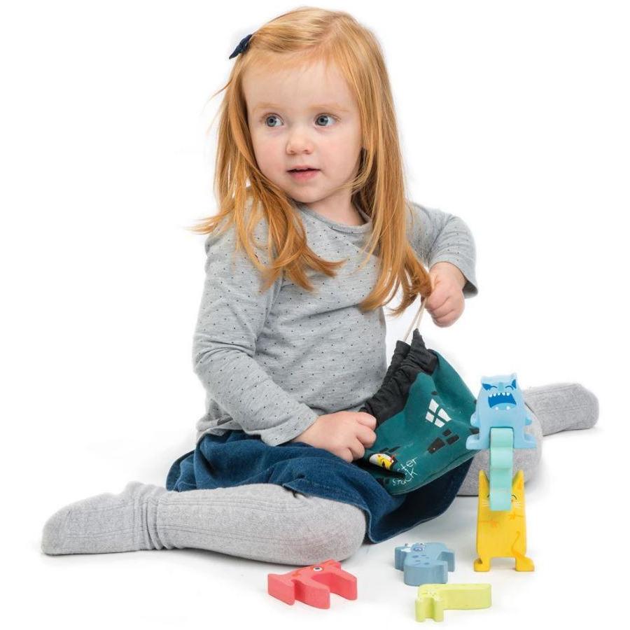 Monster Stacker and Cloth Book Activity Story Sack - Little Whispers