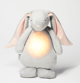 Moonie Grey/Pink Cloud Sound and Light Rabbit - Little Whispers