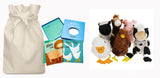 Farmyard Story Sack with Cloth Book and Finger Puppets