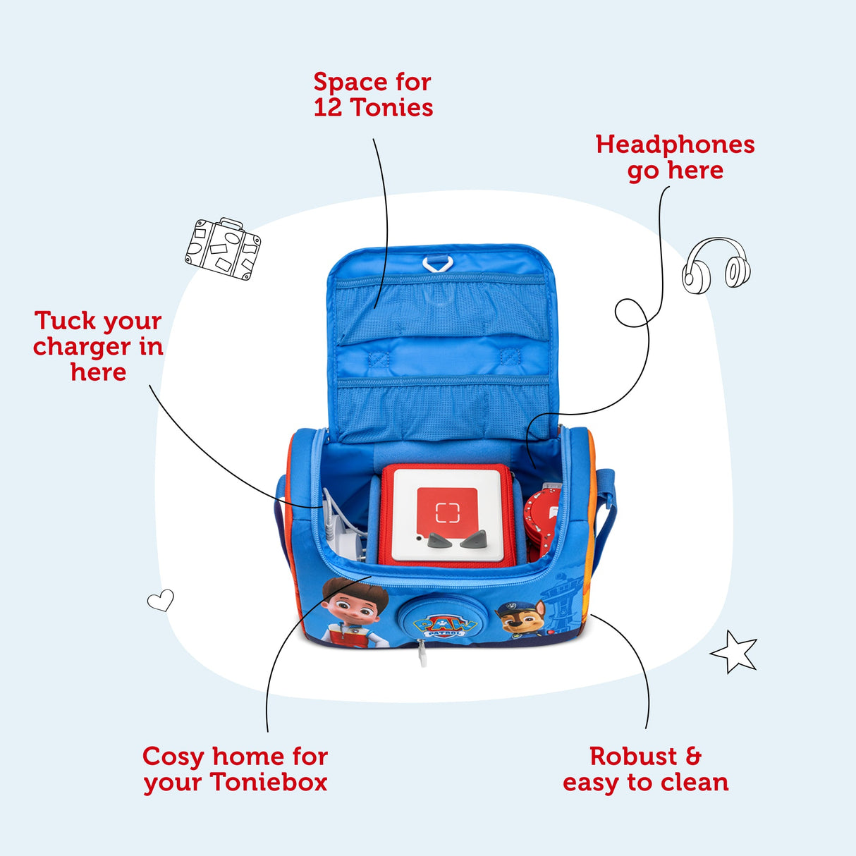 PRE - ORDER - Tonies Listen & Play Bag - PAW Patrol - Little Whispers