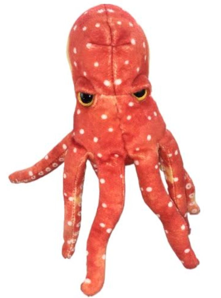 Puppet Company New Orange Octopus Finger Puppet - Little Whispers