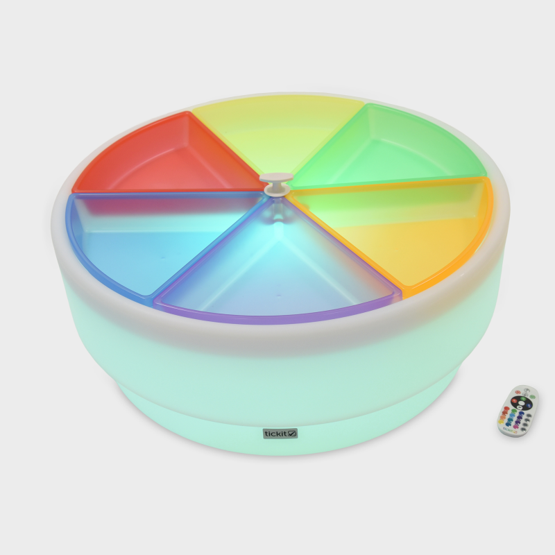 Discovery Glow Low Table + Colour Discovery Trays (Direct Shipping)