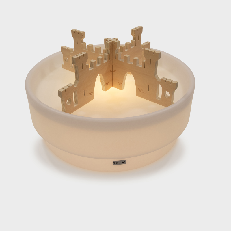 Discovery Glow Low Table + Castle Discovery Dividers Set (Direct Shipping)