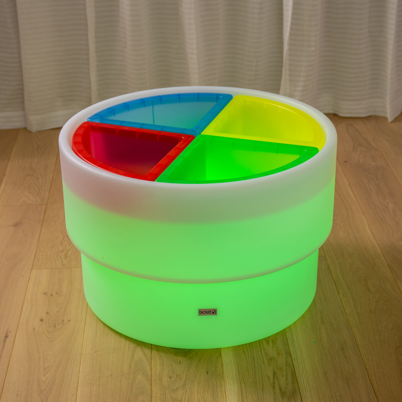 Discovery Glow Water Table + Colour Quadrant Trays (Direct Shipping)