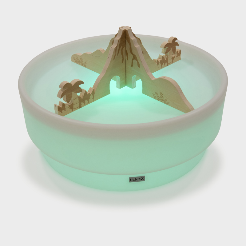 Discovery Glow Low Table + Jurassic Discovery Dividers Set
