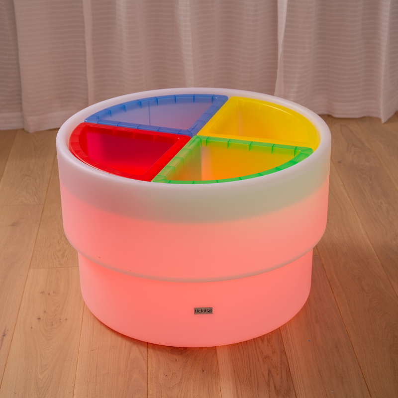 Discovery Glow Water Table + Colour Quadrant Trays (Direct Shipping)