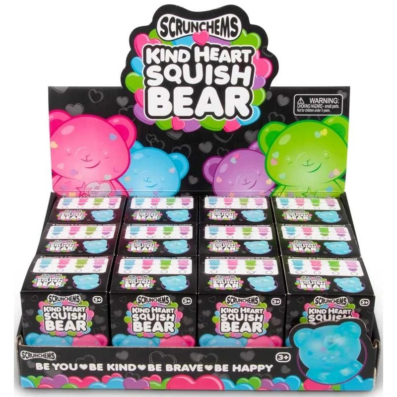 Scrunchems Kind Hear Squish Bear Quantities of 12