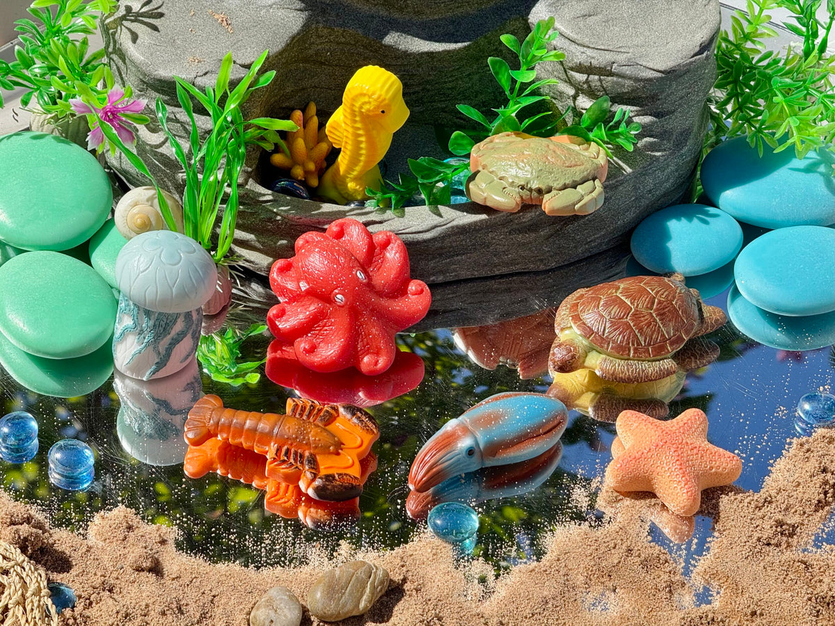 Yellow Door Ocean Life Sensory Play Stones