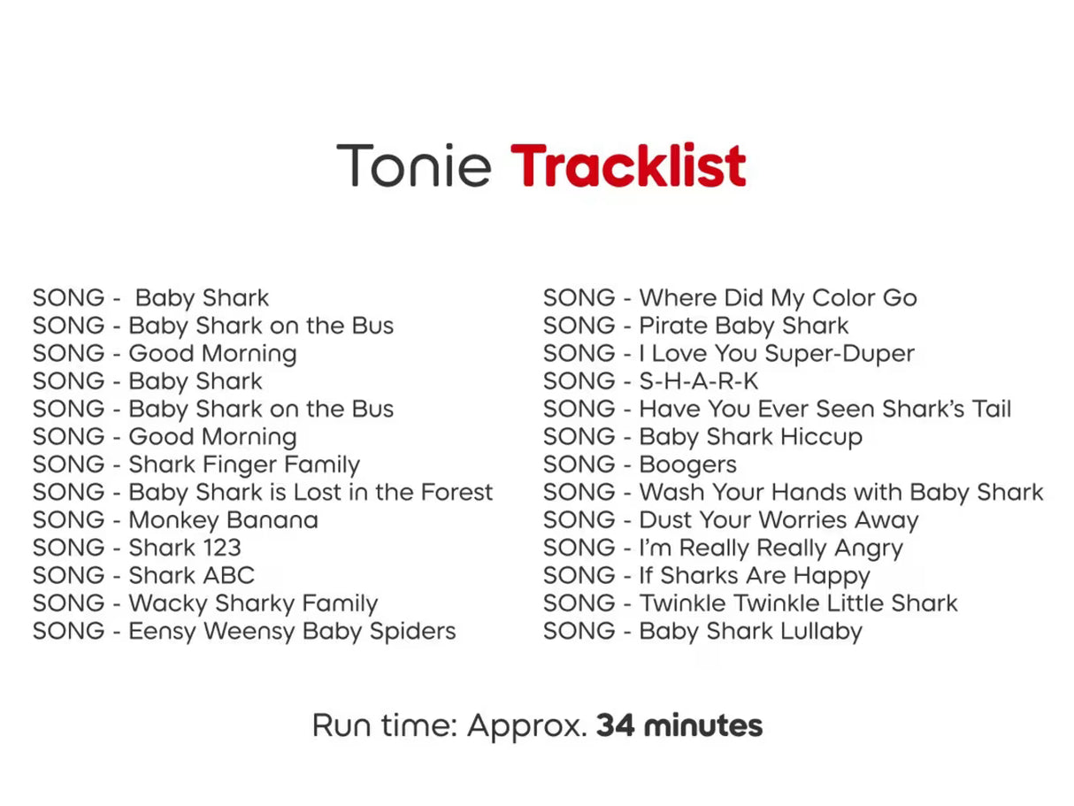 Tonies Baby Shark Character Tonie