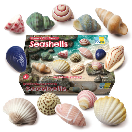 Yellow Door SeaShells Sensory Play Stones