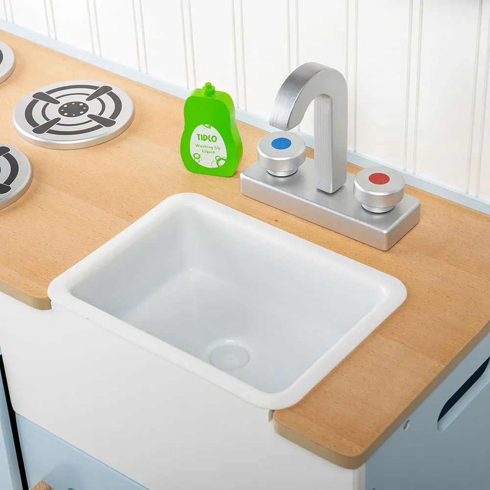 White Play Kitchen Bundle - 5 Piece Set