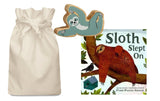 Sloth Slept On Story Sack with Lanka Kade Wooden Sloth - Little Whispers
