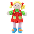 Puppet Company Story Teller Girl Puppet in Red Outfit