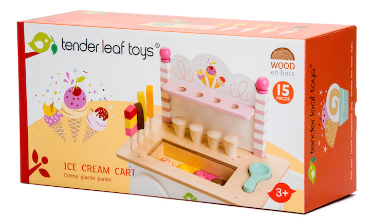 Tenderleaf Toys Ice Cream Cart Box