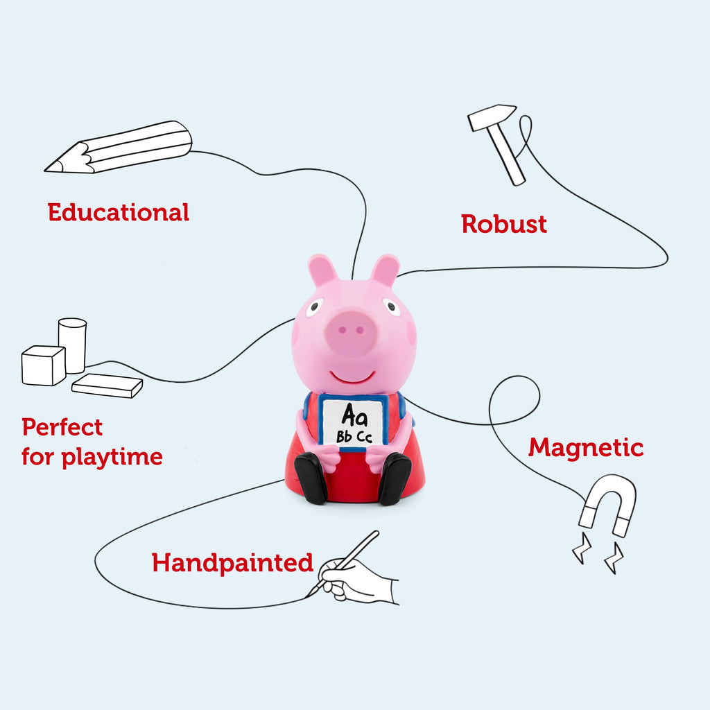 Tonies Audio Character - Learn with Peppa Tonie (Pre-order) - Little Whispers