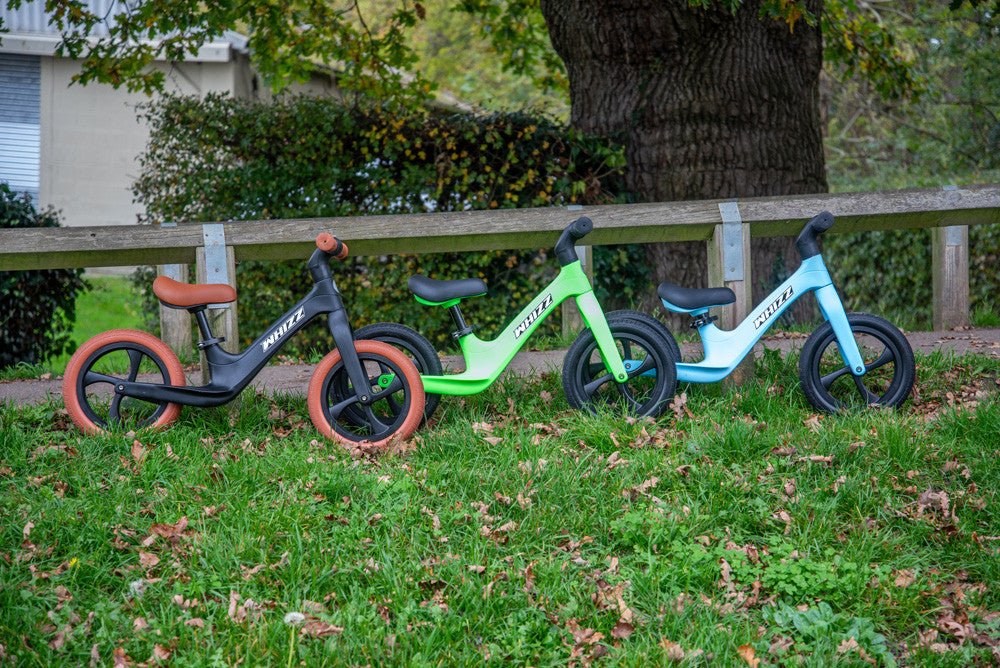 Whizz Balance Bike - Black Bike (Direct Shipping) - Little Whispers