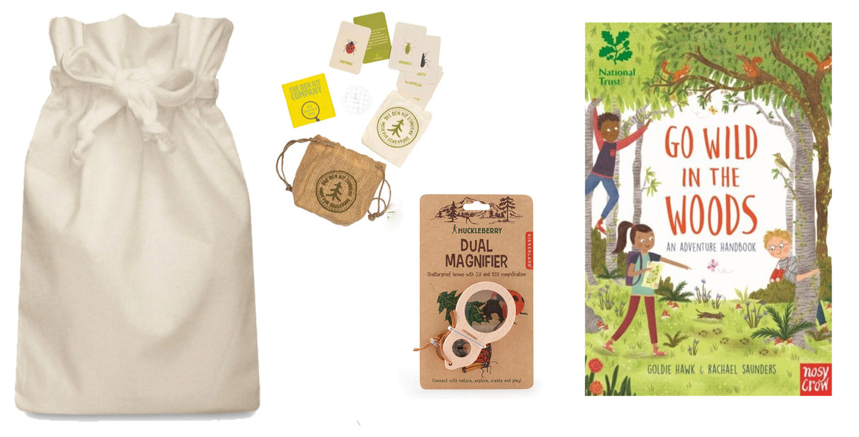 Wild in the Woods Story Sack with Bug Spotter Kit and Magnifying Glass